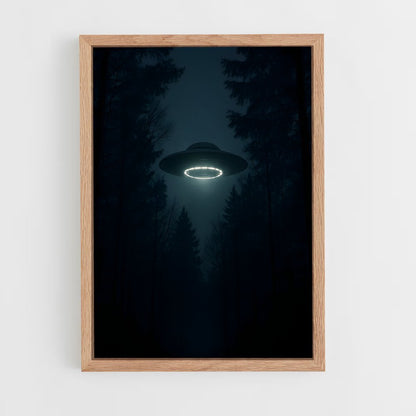 ap-alien spaceship-4 cadre Bois clair