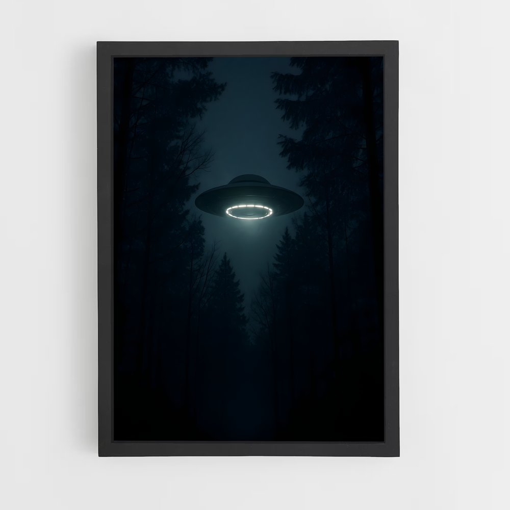 ap-alien spaceship-4 cadre Noir