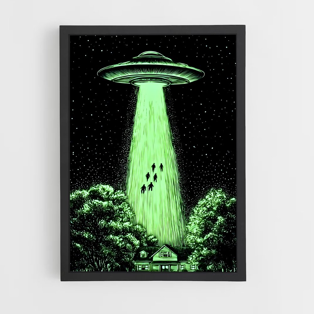 ap-alien spaceship-7 cadre Noir