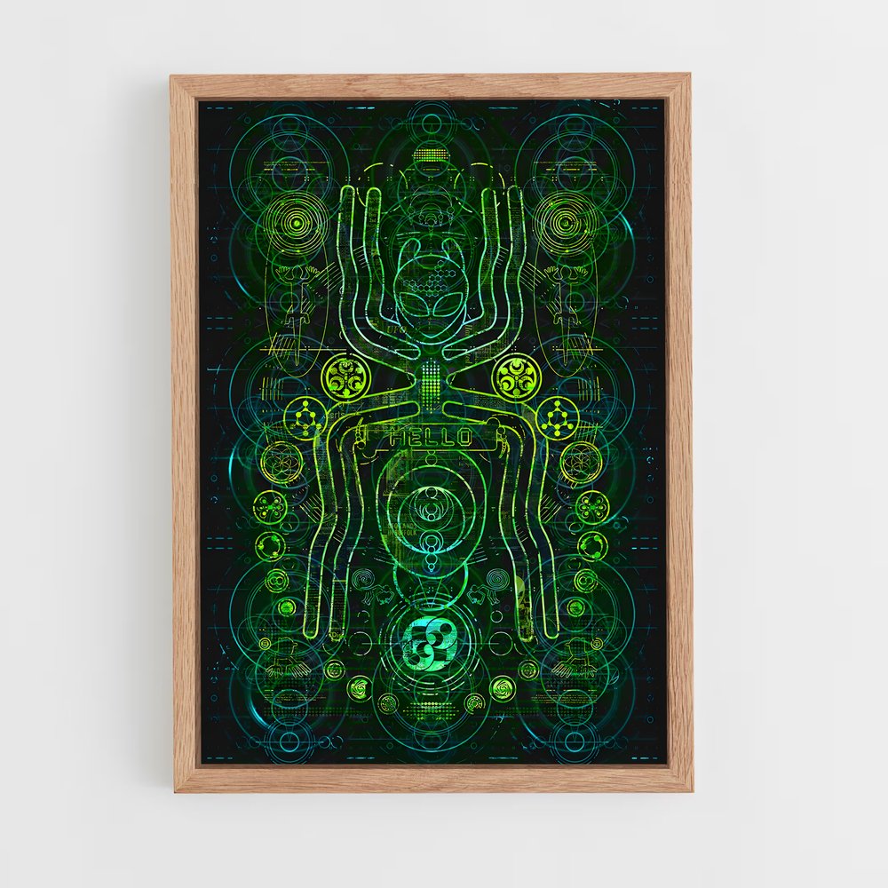 ap-alien technology-8 cadre Bois clair