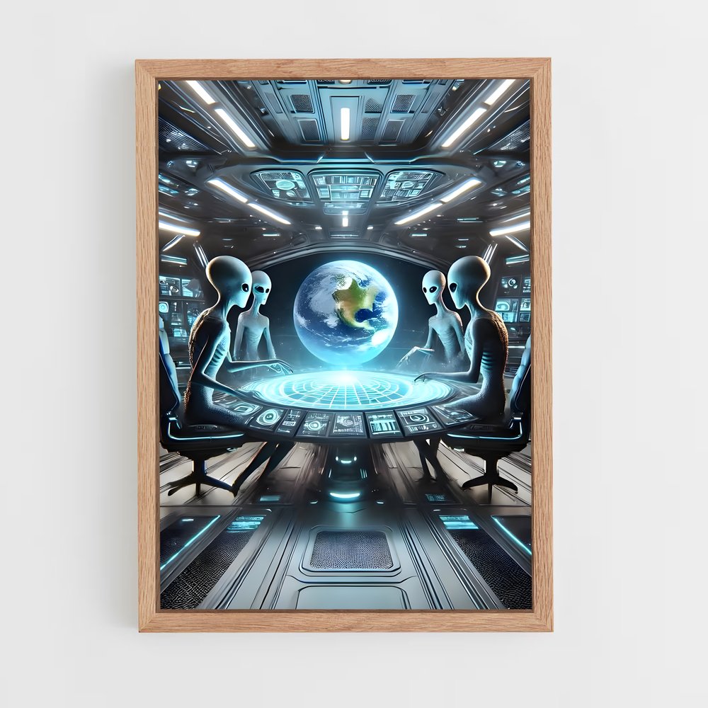 ap-alien technology-9 cadre Bois clair