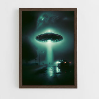 ap-aliens and ufo-1 cadre Bois foncé