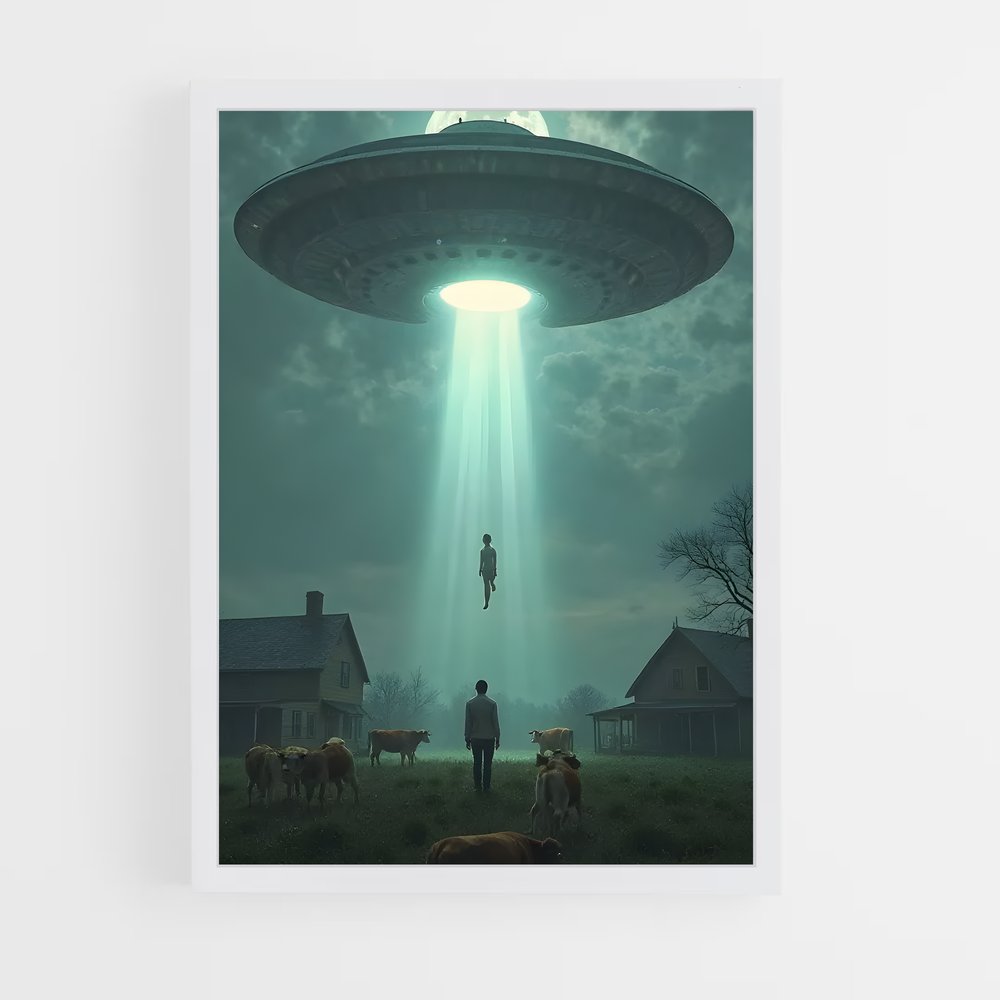 ap-aliens and ufo-13 cadre Blanc