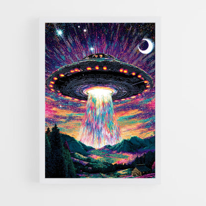 ap-aliens and ufo-8 cadre Blanc