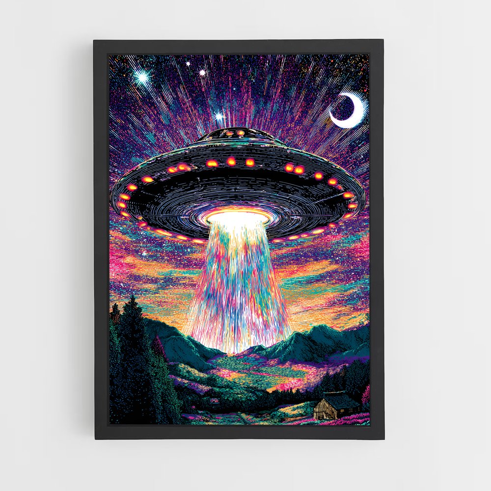 ap-aliens and ufo-8 cadre Noir