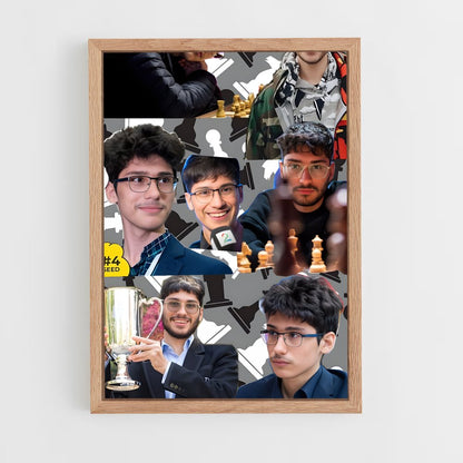 ap-alireza firouzja-1 cadre Bois clair