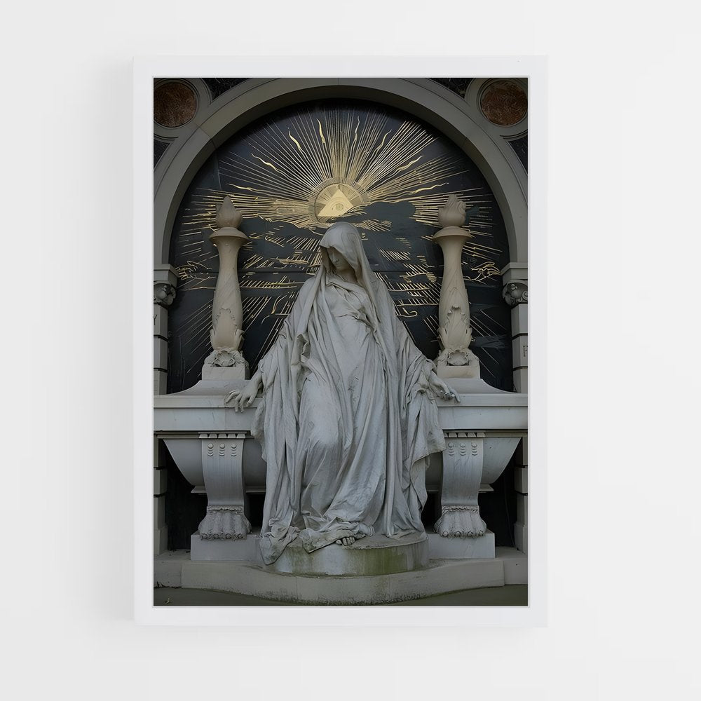 ap-all seeing eye-4 cadre Blanc