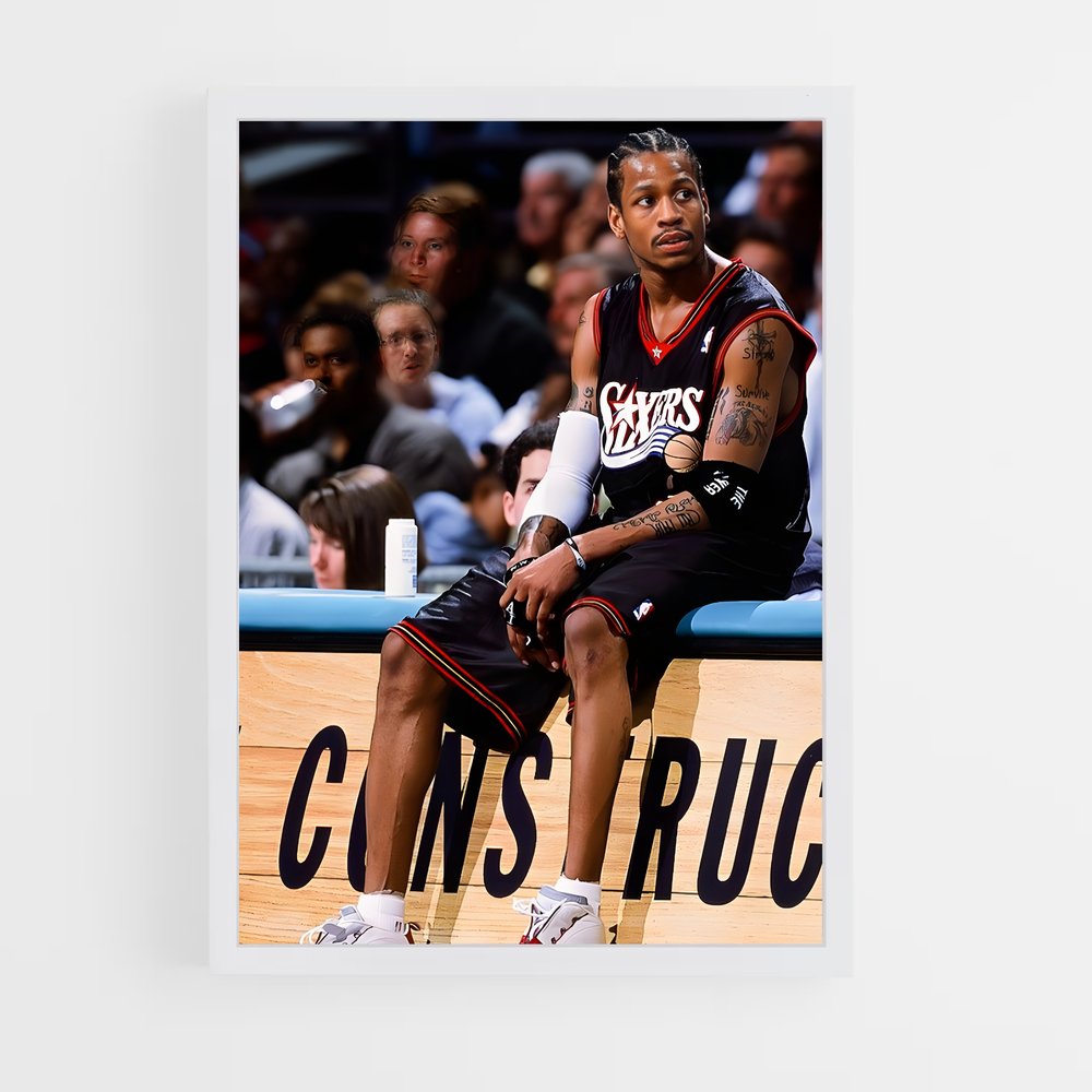 ap-allen iverson-1 cadre Blanc