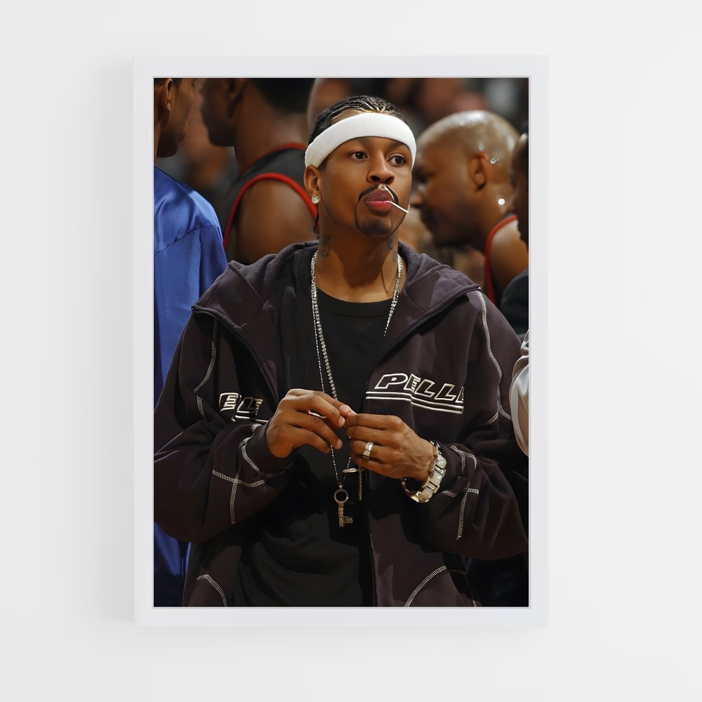 ap-allen iverson-10 cadre Blanc
