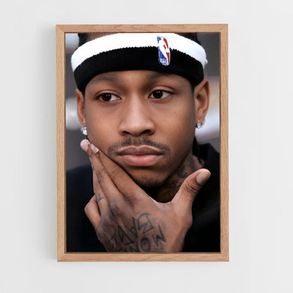 ap-allen iverson-11 cadre Bois clair