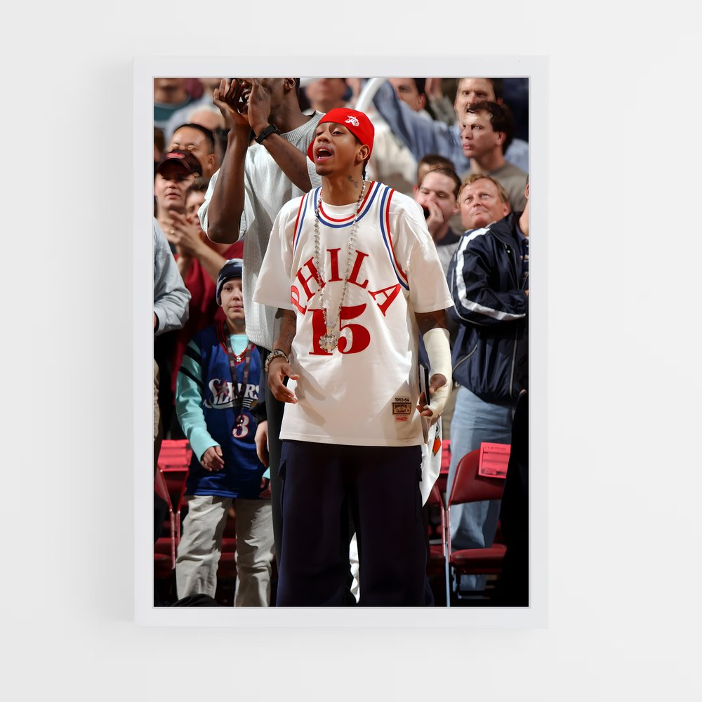 ap-allen iverson-12 cadre Blanc