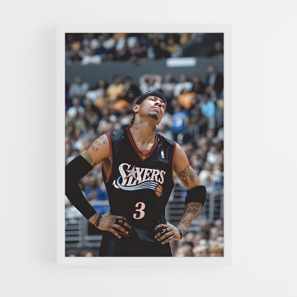 ap-allen iverson-13 cadre Blanc
