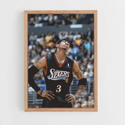 ap-allen iverson-13 cadre Bois clair