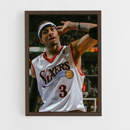 ap-allen iverson-4 cadre Bois foncé