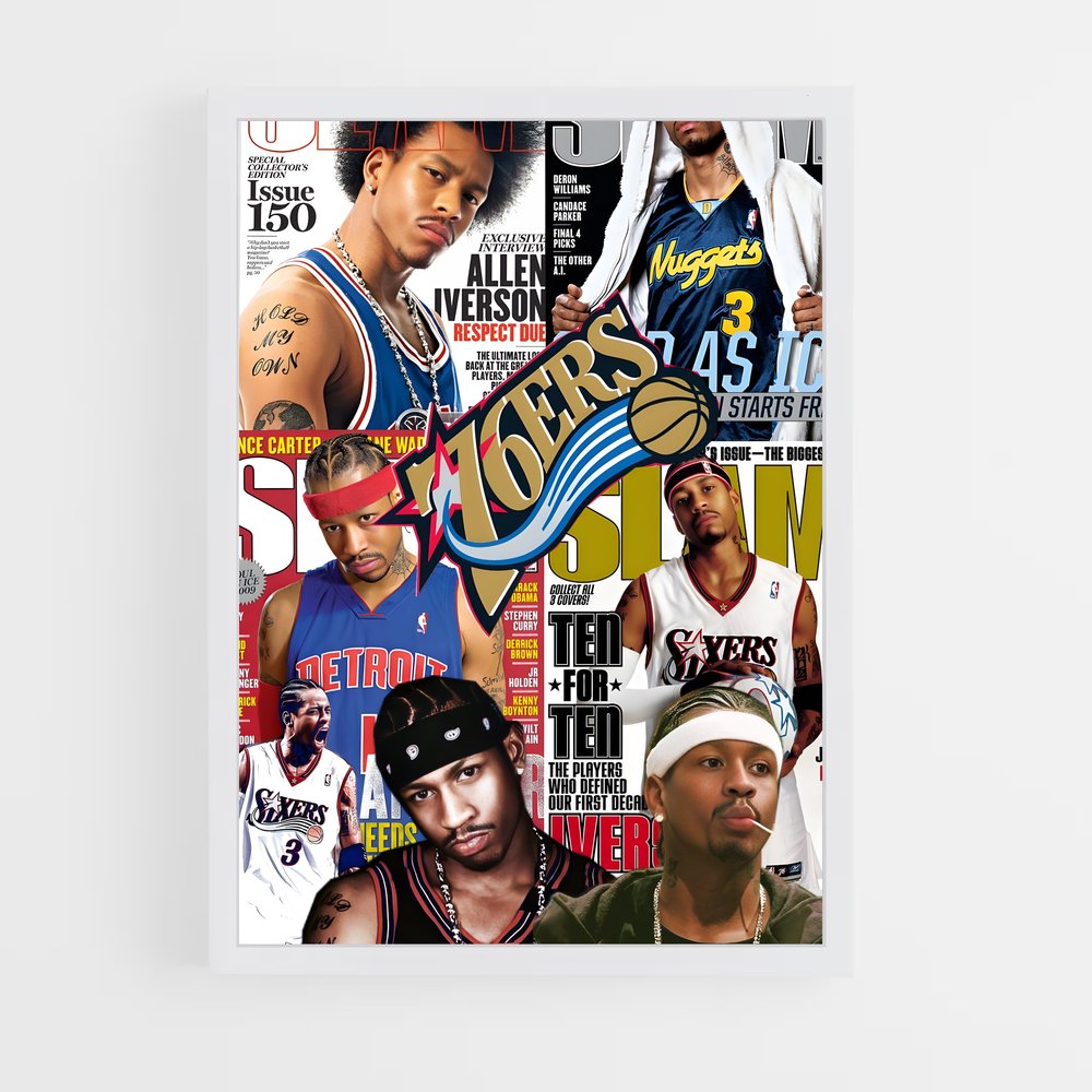 ap-allen iverson-5 cadre Blanc