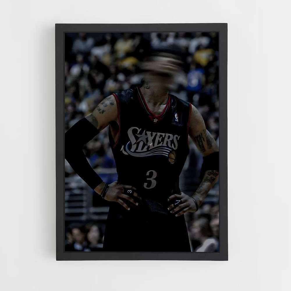 ap-allen iverson-7 cadre Noir
