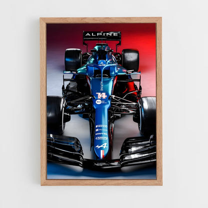 ap-alpine f1 team-9 cadre Bois clair