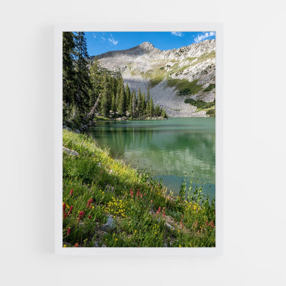 ap-alpine lake-1 cadre Blanc
