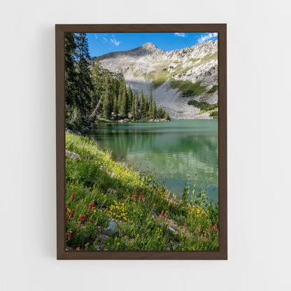 ap-alpine lake-1 cadre Bois foncé