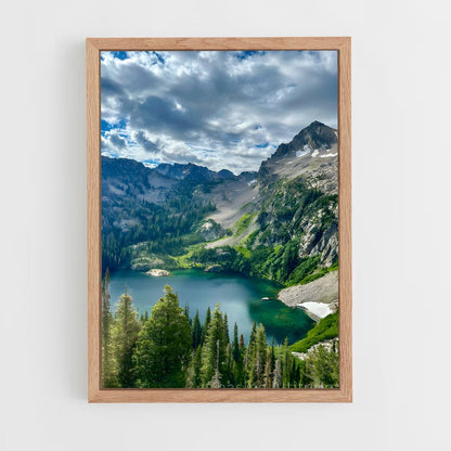 ap-alpine lake-3 cadre Bois clair