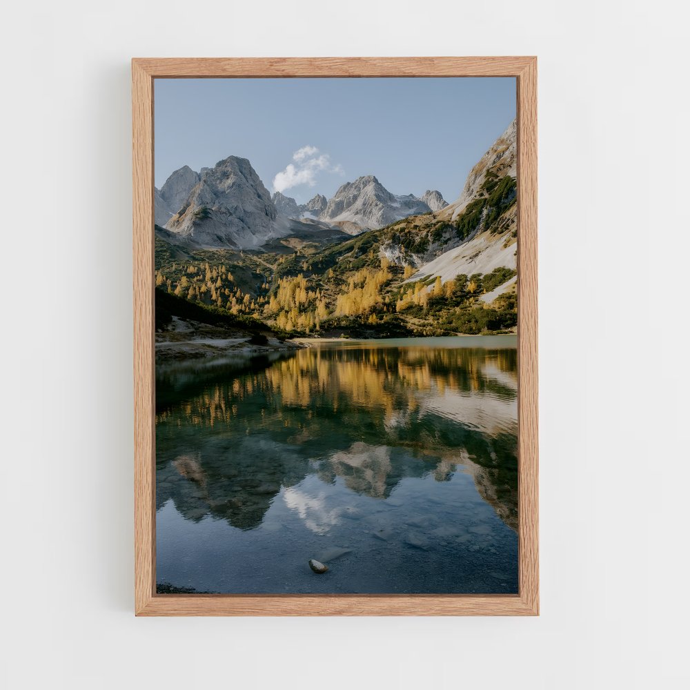 ap-alpine lake-7 cadre Bois clair