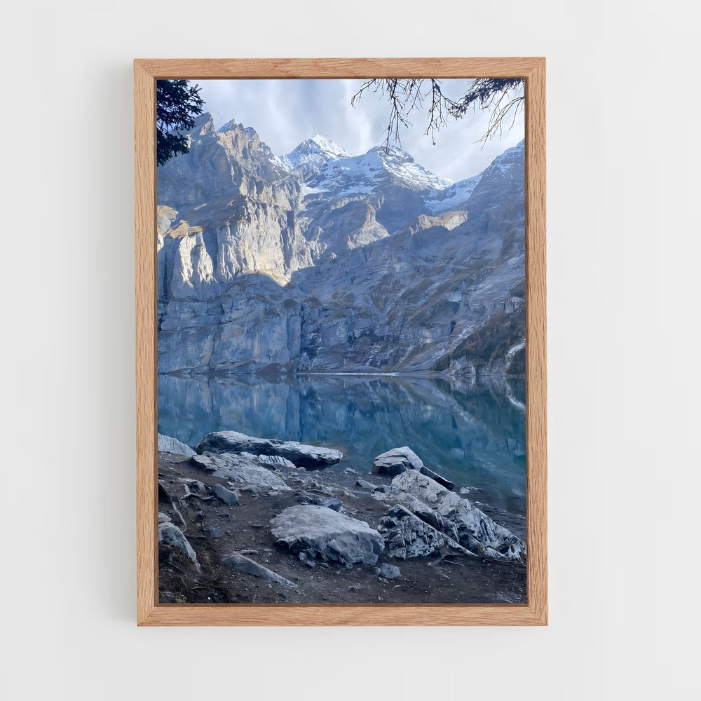 ap-alpine lake-9 cadre Bois clair
