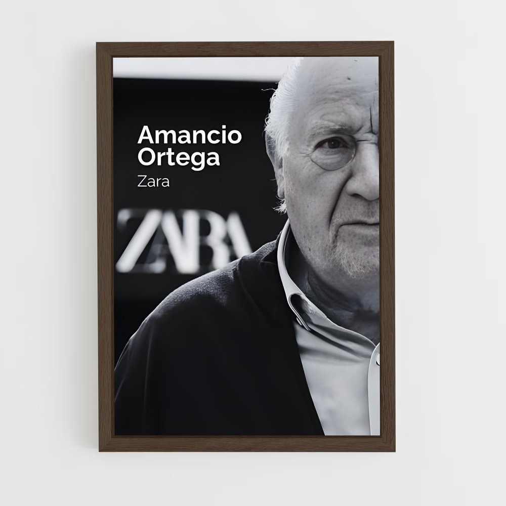 ap-amancio ortega-3 cadre Bois foncé