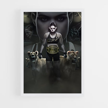 ap-amanda nunes-2 cadre Blanc
