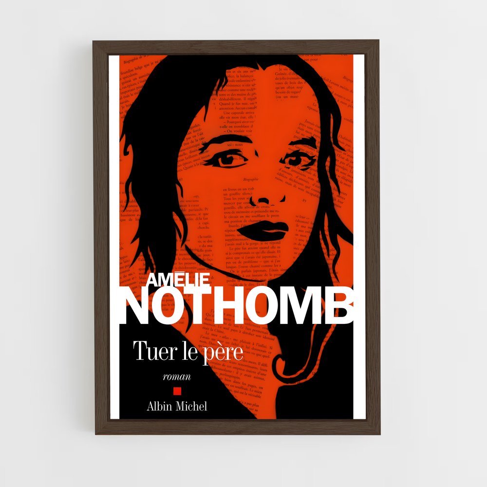 ap-amelie nothomb-6 cadre Bois foncé