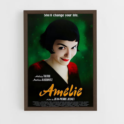 ap-amelie poulain-1 cadre Bois foncé