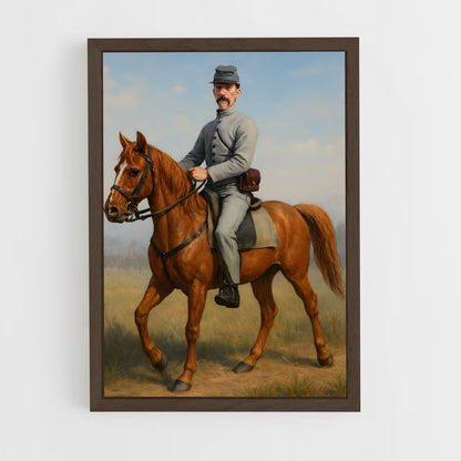 ap-american civil war-2 cadre Bois foncé
