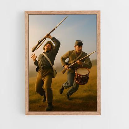 ap-american civil war-3 cadre Bois clair