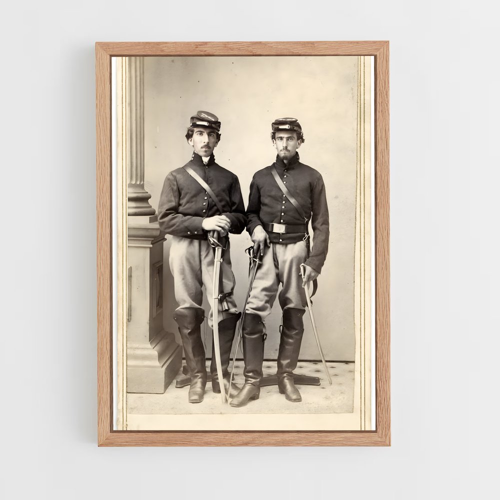 ap-american civil war-7 cadre Bois clair