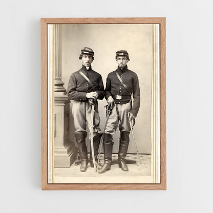 ap-american civil war-7 cadre Bois clair