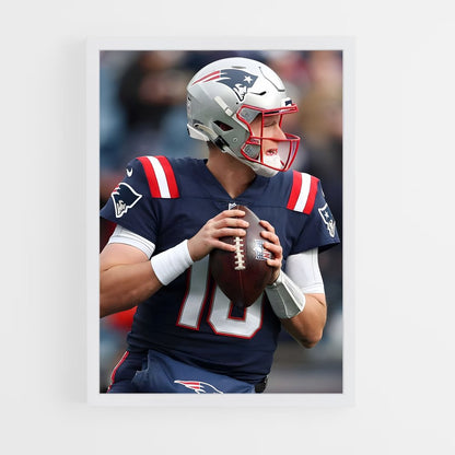 ap-american football-8 cadre Blanc