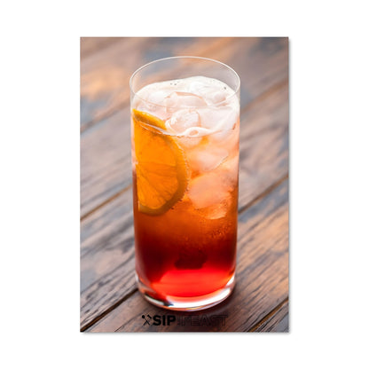 Poster Cocktail Écarlate