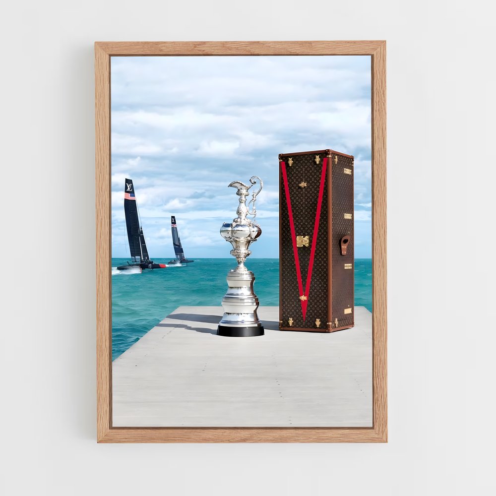 ap-americas cup-3 cadre Bois clair