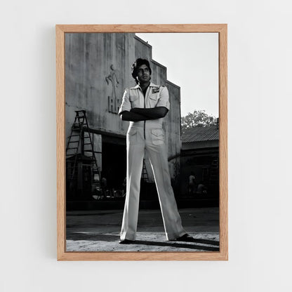 ap-amitabh bachchan-4 cadre Bois clair