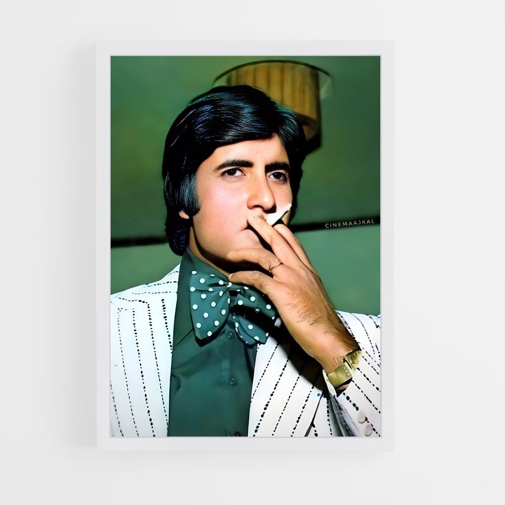 ap-amitabh bachchan-9 cadre Blanc