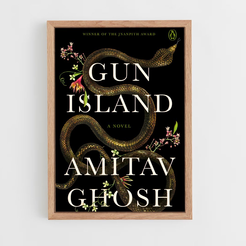 ap-amitav ghosh-4 cadre Bois clair