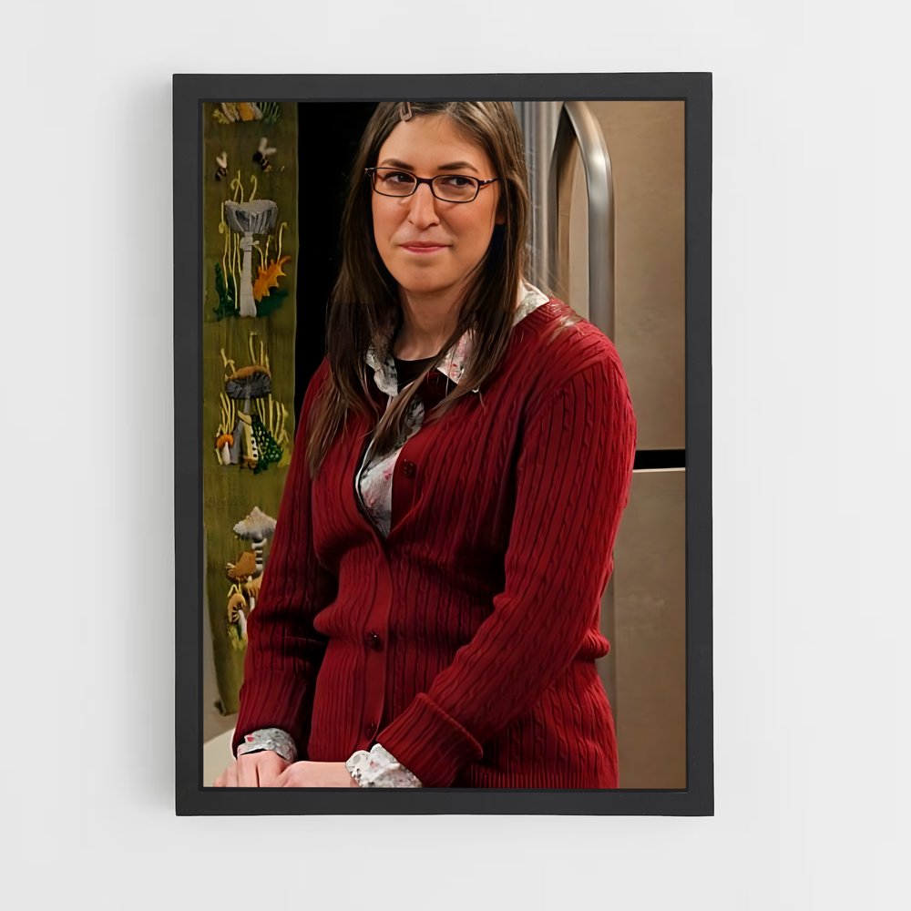 ap-amy farrah fowler-1 cadre Noir