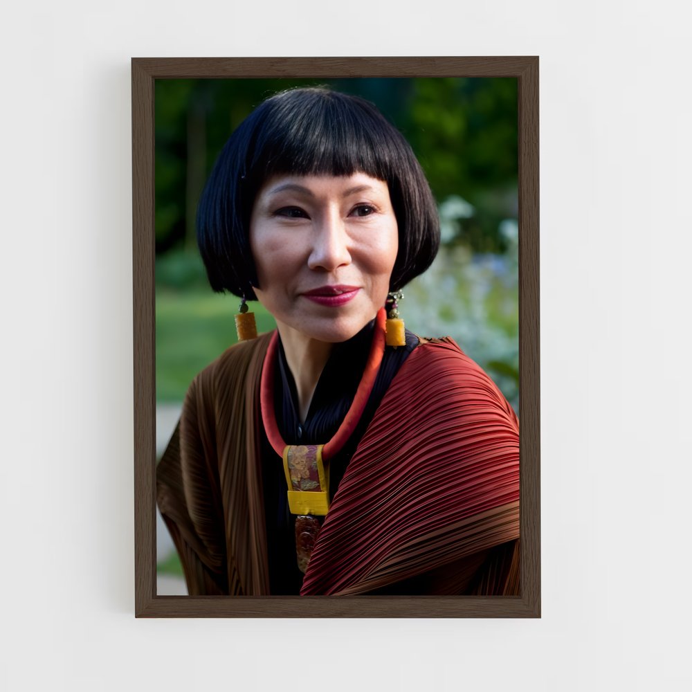 ap-amy tan-1 cadre Bois foncé
