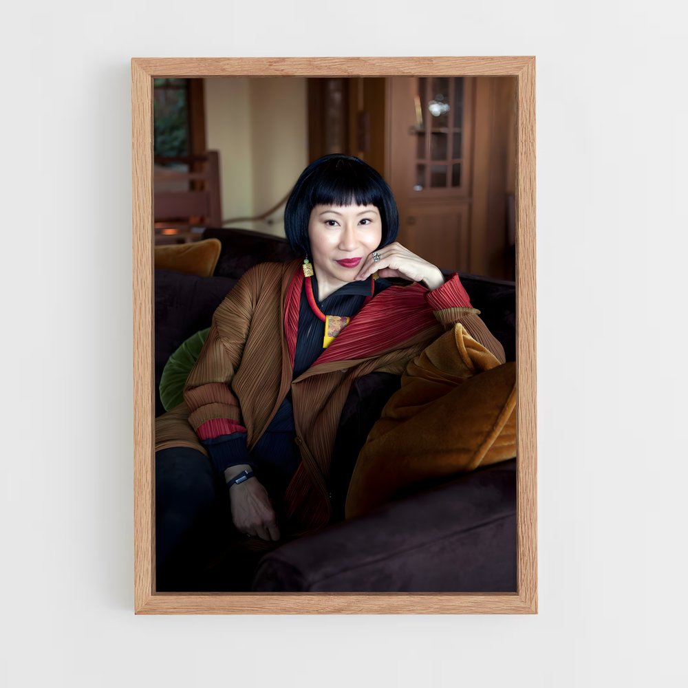 ap-amy tan-2 cadre Bois clair