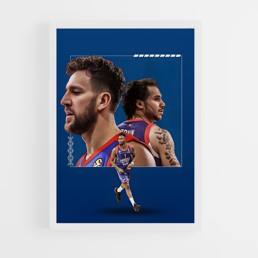 ap-anadolu efes basketball-4 cadre Blanc