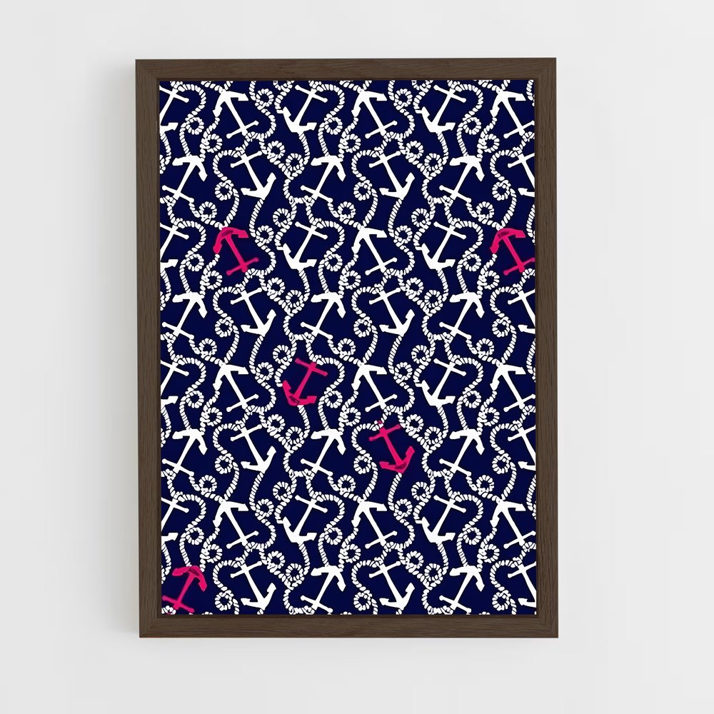 ap-anchor patterns-2 cadre Bois foncé