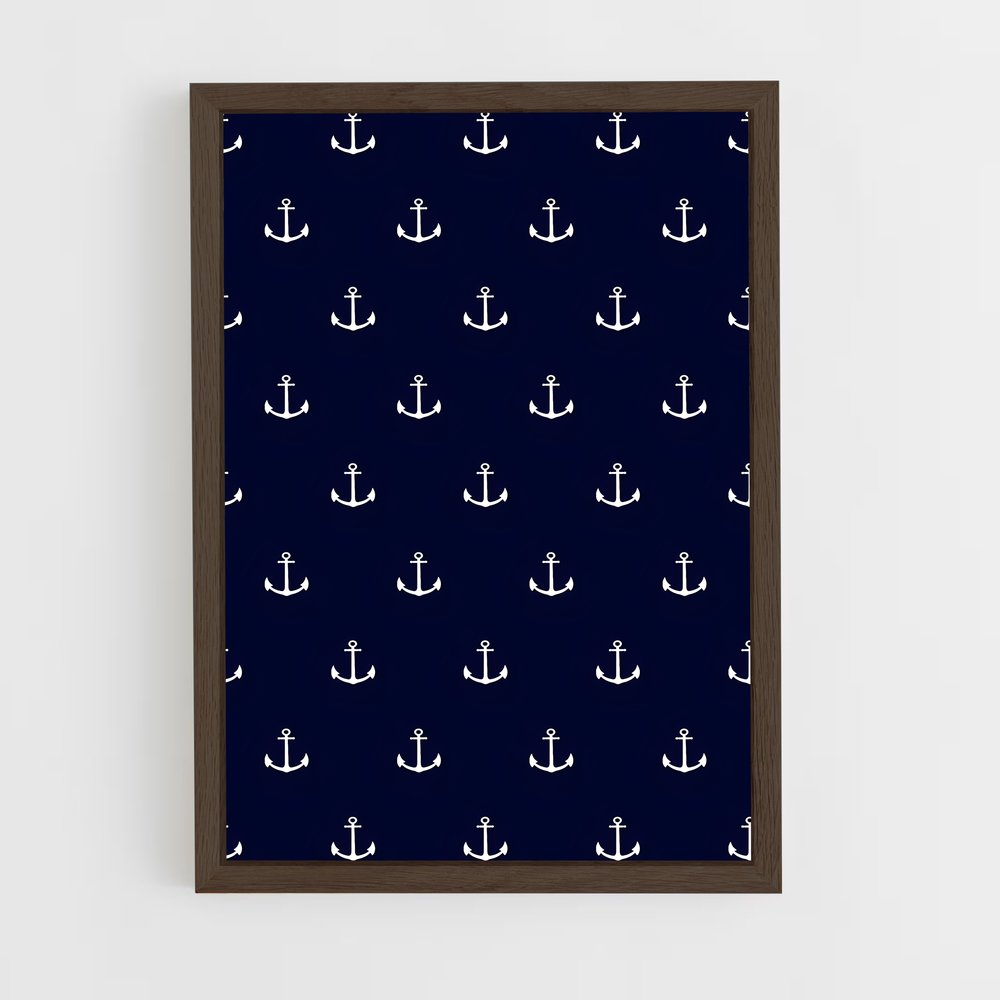 ap-anchor patterns-5 cadre Bois foncé