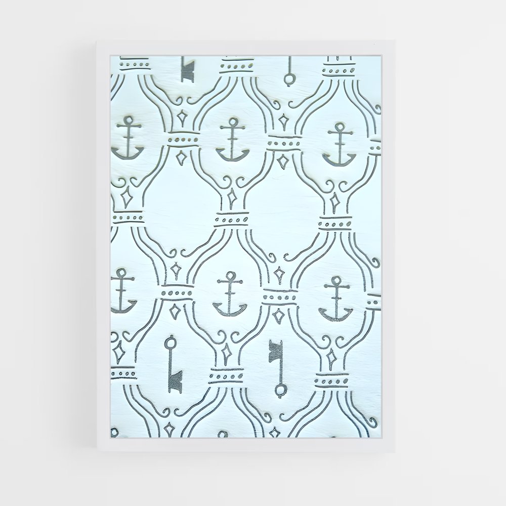 ap-anchor patterns-6 cadre Blanc