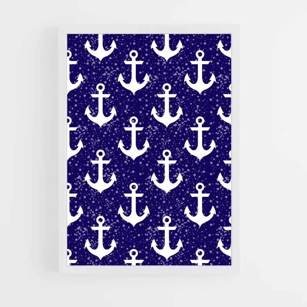 ap-anchor patterns-7 cadre Blanc