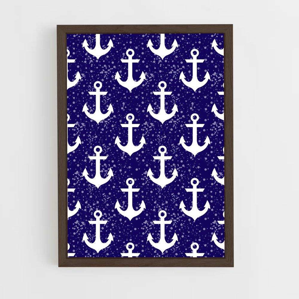 ap-anchor patterns-7 cadre Bois foncé