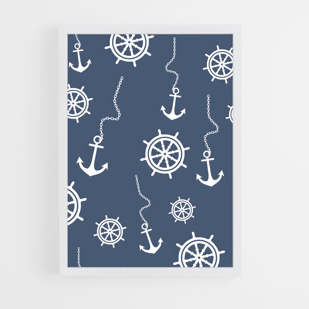 ap-anchor patterns-9 cadre Blanc